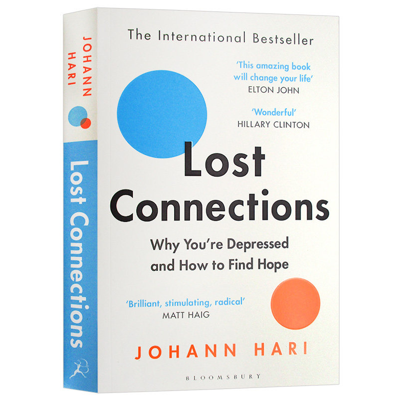 失联 认识沮丧重获自信 英文原版 心理学书籍 Lost Connections 抑郁焦虑的成因和改善方法 TED演讲者约翰哈里 英文版进口英语书