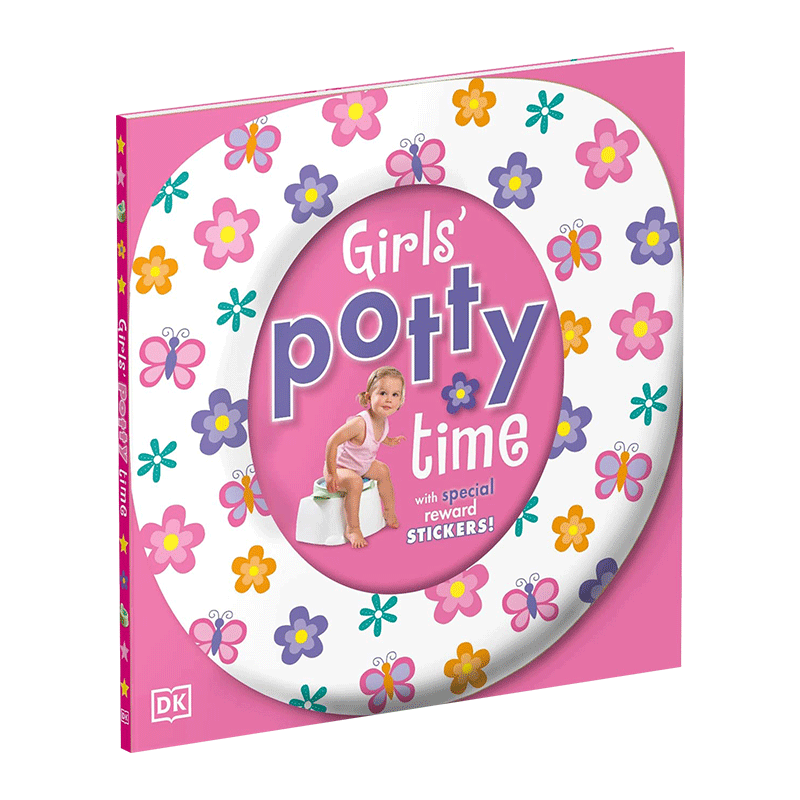 英文原版 Girls' Potty Time 女生上厕所的时间 英文版 进口英语原书籍 - 图1