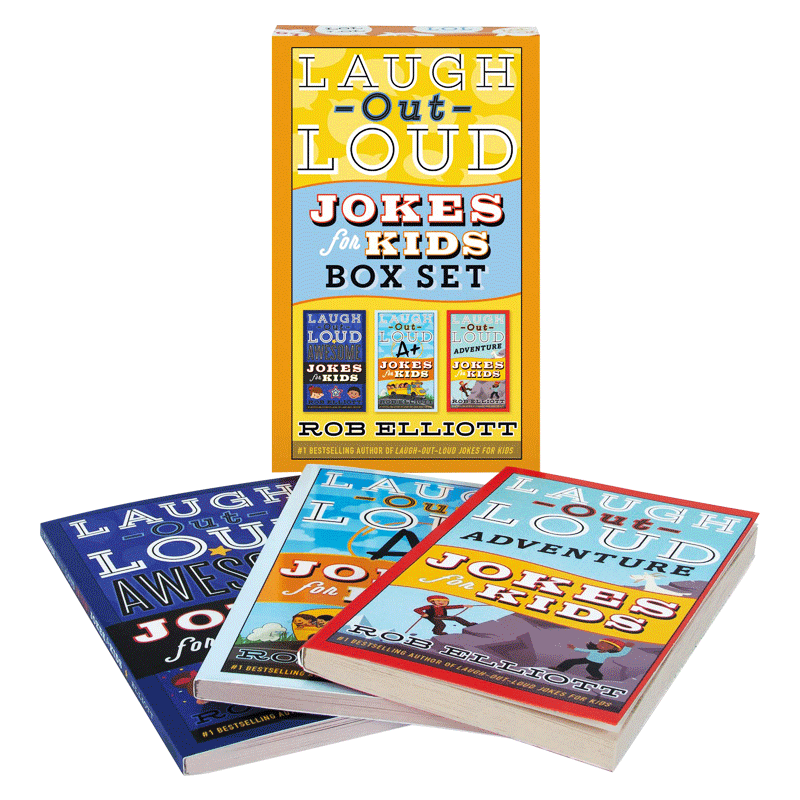 笑爆肚子的笑话3册盒装 英文原版 Laugh Out Loud Jokes for Kids 3 Book Box Set 英文版儿童英语课外阅读章节书 进口原版书籍 - 图2