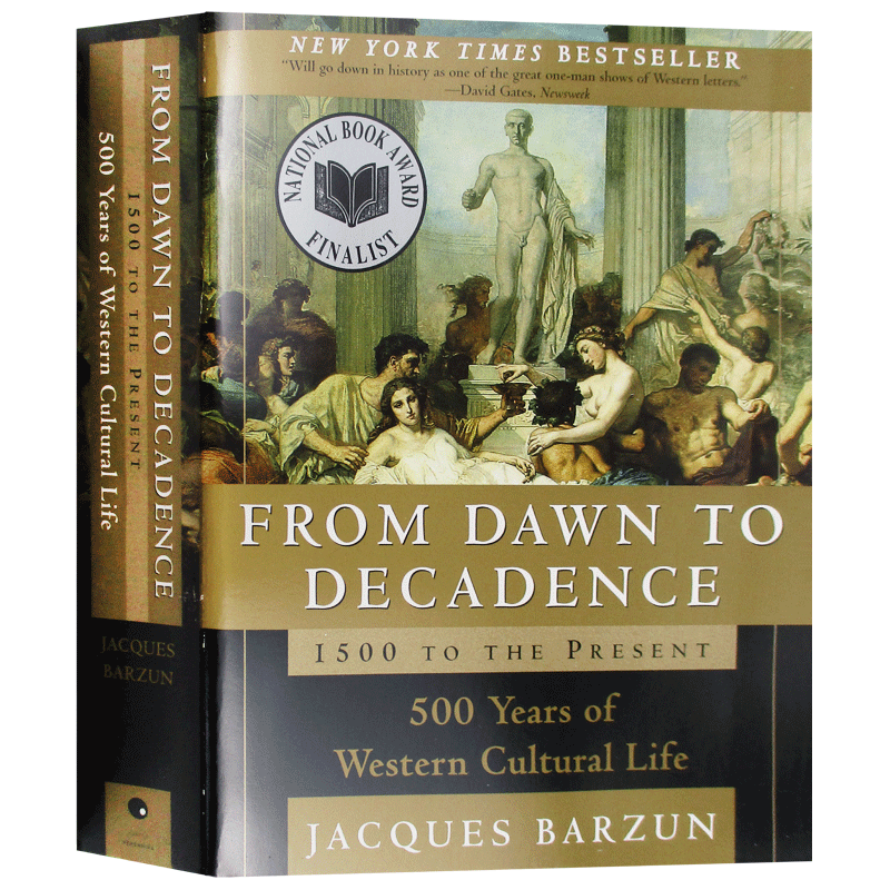 英文版历史学书籍 从黎明到衰落 西方文化生活五百年 英文原版 From Dawn to Decadence 美国国家图书奖 正版进口书籍