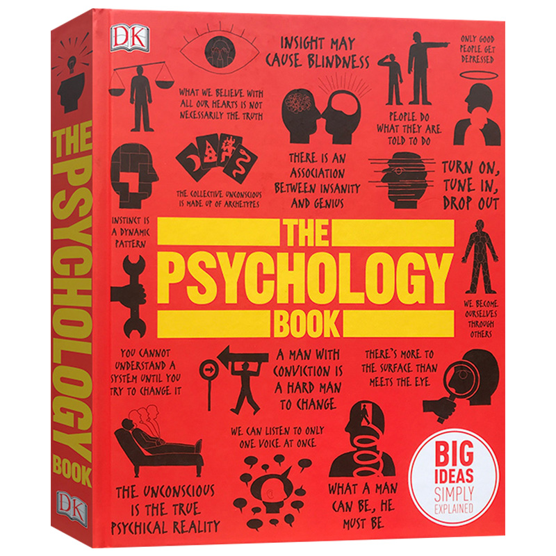 DK心理学百科 英文原版 The Psychology Book DK人类的思想百科丛书 英文版原版书籍 英国DK 精装进口英语书