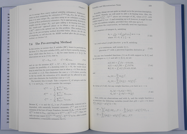 英文原版 High-Frequency Financial Econometrics 高频金融交易 精装 英文版 进口英语原版书籍 - 图1