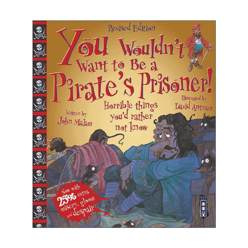 英文原版 You Wouldn't Want To Be A Pirate's Prisoner 千万不要成为海盗的囚犯 儿童人文历史科普 英文版 进口英语原版书籍 - 图0
