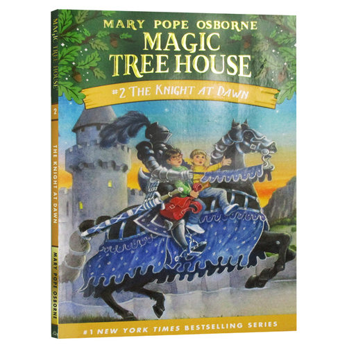 神奇树屋2迷雾中的骑士英文原版小说Magic Tree House The Knight at Dawn儿童英语初级章节书籍搭Wonder奇迹男孩查理和巧克力工厂 - 图1