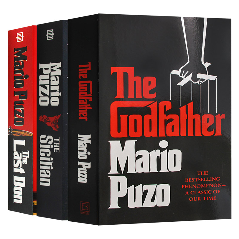 教父三部曲英文原版电影原著小说全套3册美版 The Godfather Last Don Sicilian西西里人马里奥普佐 Mario Puzo英文版英语书-图0