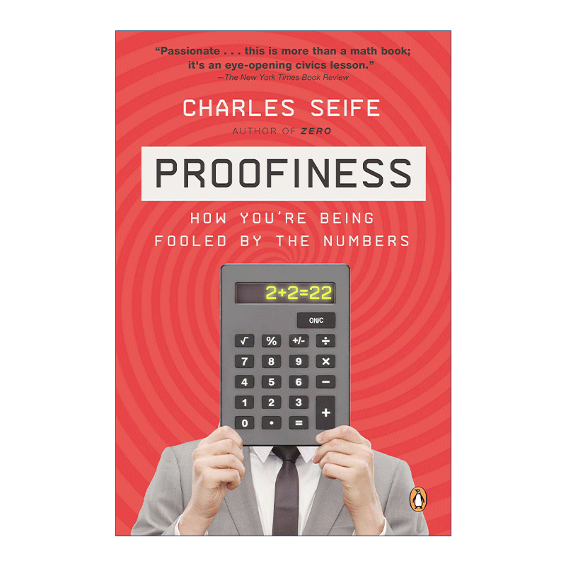 校对 英文原版 Proofiness 你是如何被数字愚弄的 数学 Charles Seife 英文版 进口英语原版书籍