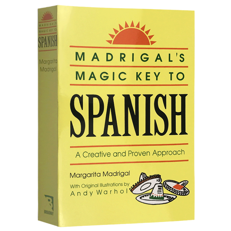 华研原版 西班牙语学习法宝宝典 英文原版 Madrigal’s Magic Key To Spanish 基础西语入门 英文版 西英双语学习工具书 进口书籍 - 图0