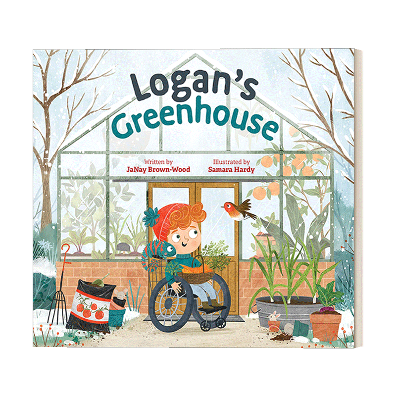 洛根的温室 英文原版 Logan's Greenhouse (Where In the Garden?) 花园在哪里系列 儿童科普百科精装绘本 Samara Hardy 进口书籍