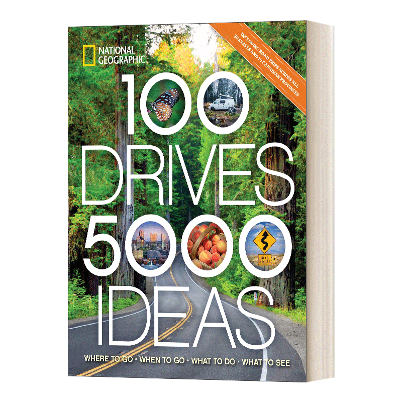 英文原版 100 Drives  5 000 Ideas 100次驾驶，5000个想法 英文版 进口英语原版书籍 - 图0