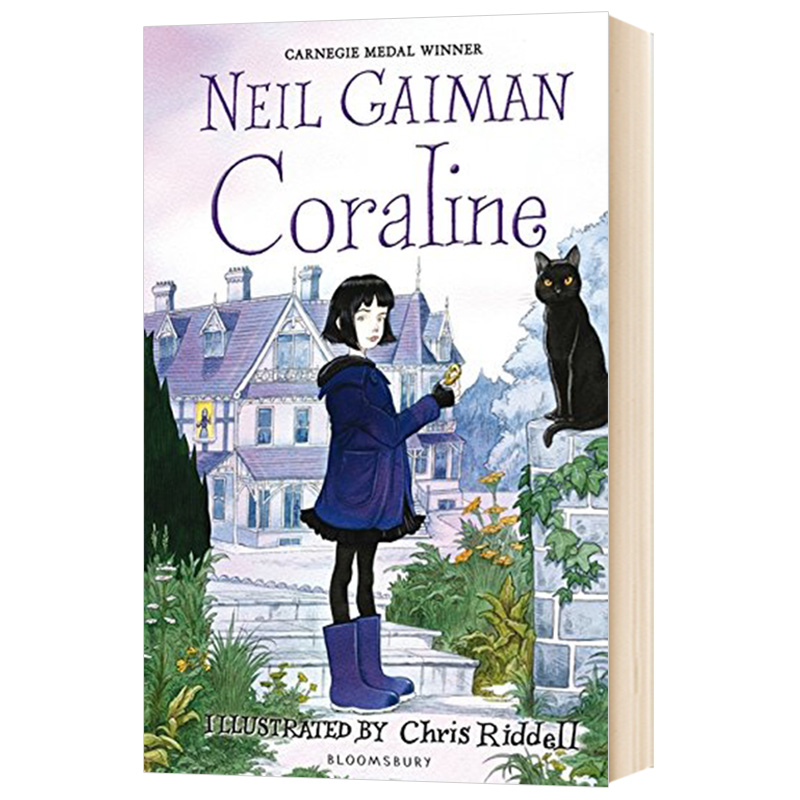 华研原版 鬼妈妈 英文原版小说 Coraline Neil Gaiman 青少年读物 英文版 动画电影原著小说书 进口英语书籍 - 图0