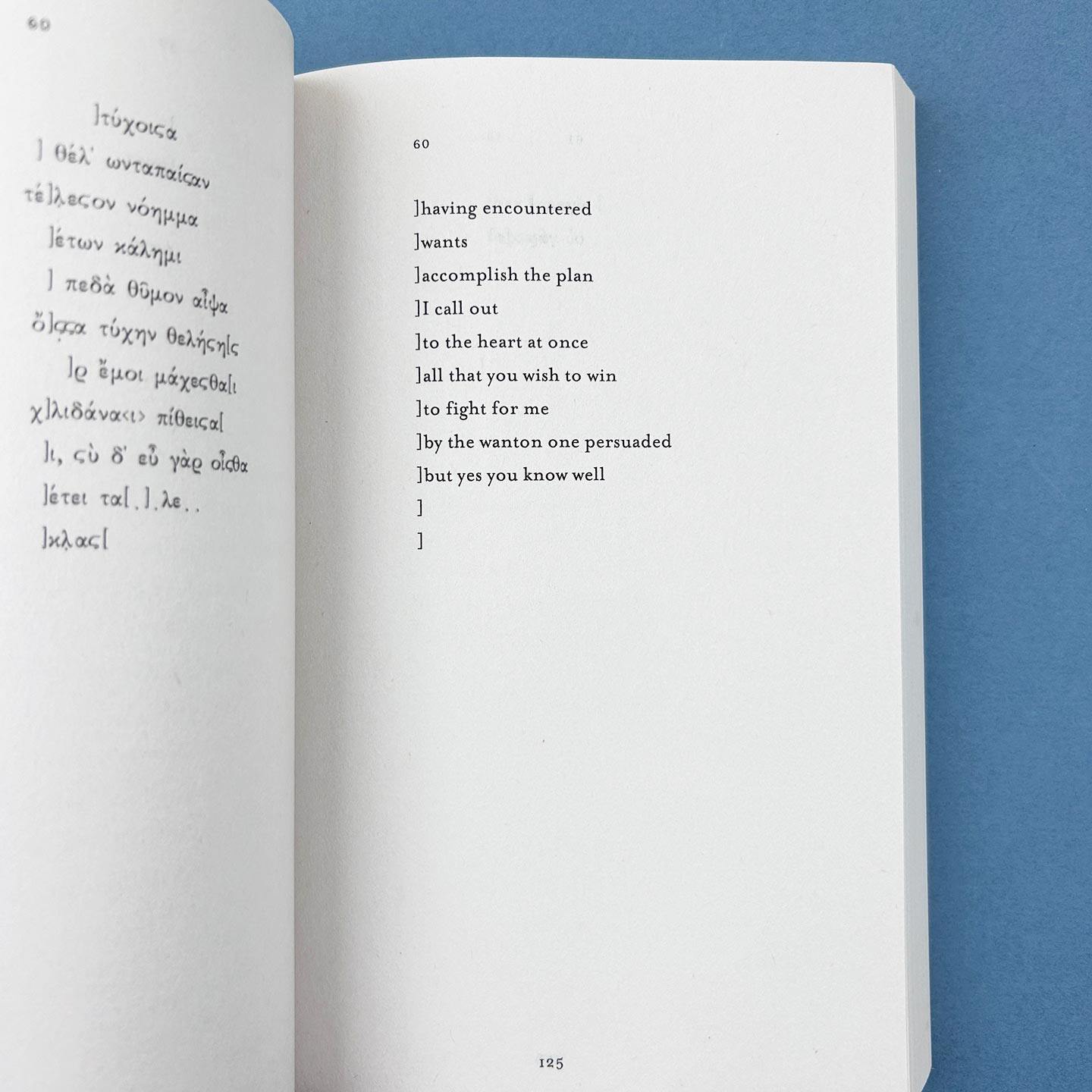 英文原版 If Not Winter 如果不是冬季 萨福残篇 安妮·卡森翻译 T.S.艾略特诗歌奖作者 英文版 进口英语原版书籍