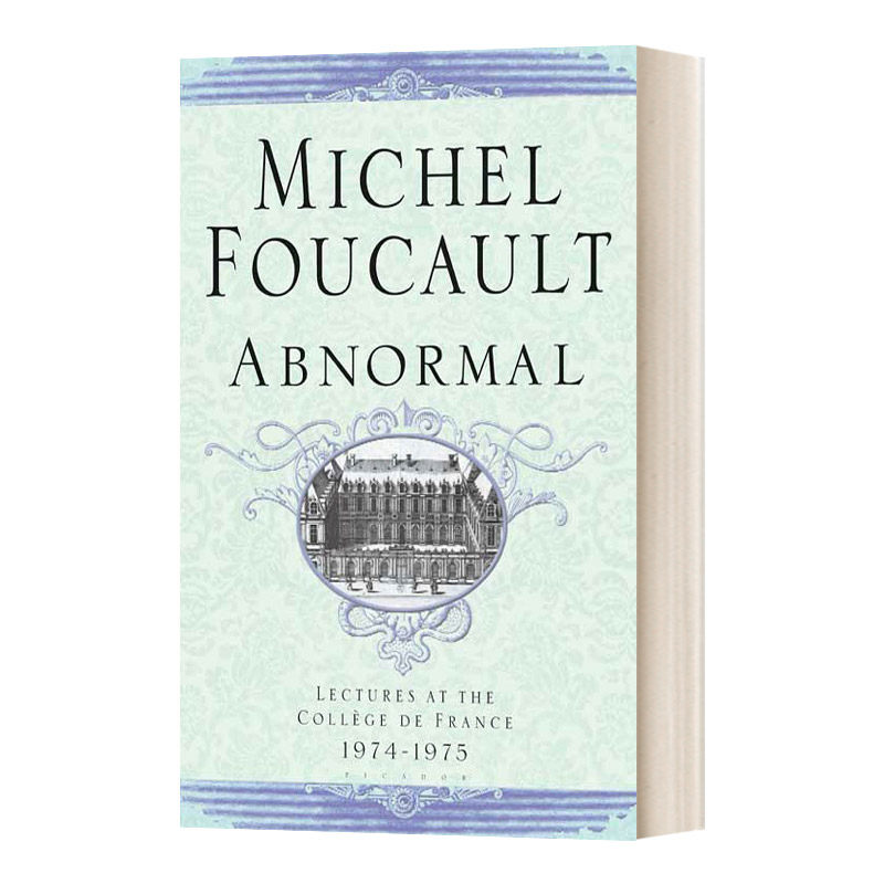 不正常的人 英文原版 Abnormal Lectures At The College De France 1974-1975 法兰西学院演讲系列4 英文版 进口英语原版书籍