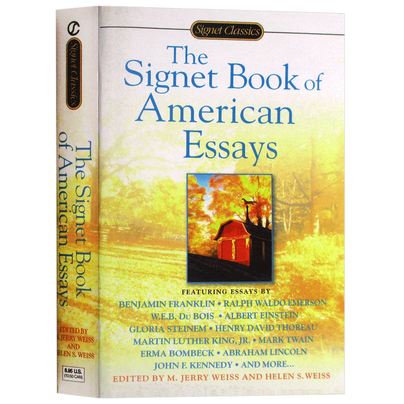 正版 美国经典短文集 英文原版 The Signet Book of American Essays 富兰克林自传 全英文版进口美国文学书籍 - 图0