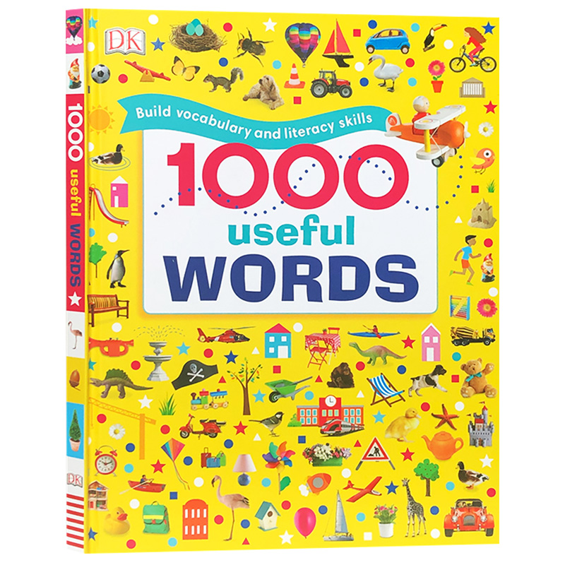 DK常用英语1000词 英文原版字典 1000 Useful Words dk1000词非点读  词汇量积累阅读写作技能提升 1000个单词绘本 精装 英文版 - 图0