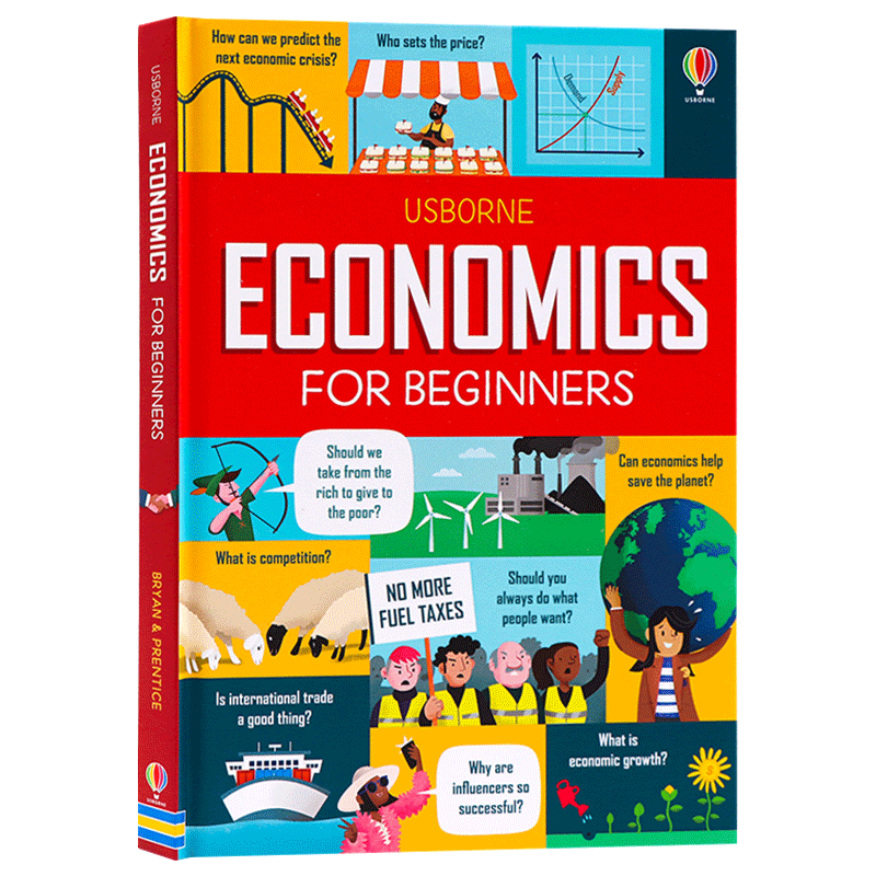 初探经济学 英文原版 Usborne Economics for Beginners 尤斯伯恩 儿童英语启蒙绘本 经济学知识科普读物 英文版进口书籍 搭看里面 - 图3