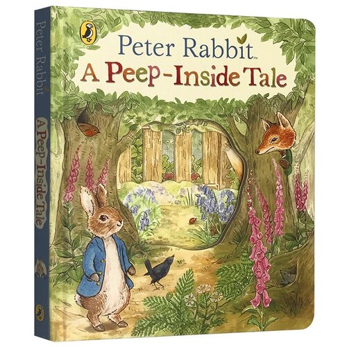 彼得兔的故事 英文原版绘本 Peter Rabbit A Peep-Inside Tale 儿童启蒙英语早教纸板洞洞书 Beatrix Potter 英文版进口书正版 - 图0