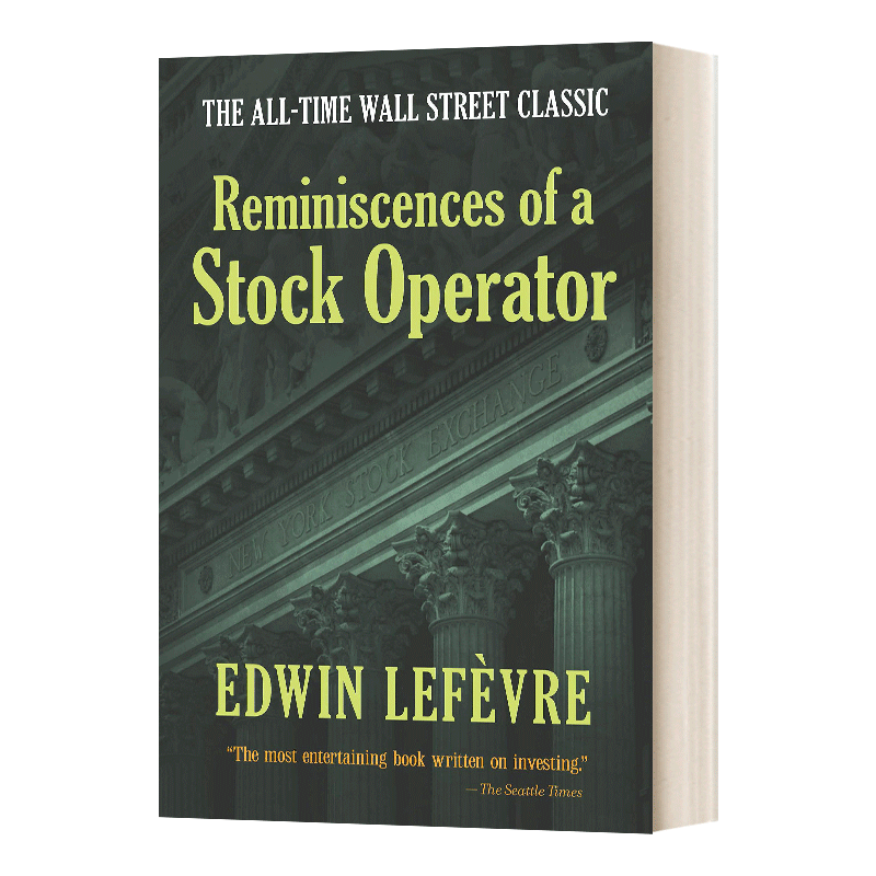 股票作手回忆录 英文原版 Reminiscences of a Stock Operator 英文版 进口英语原版书籍