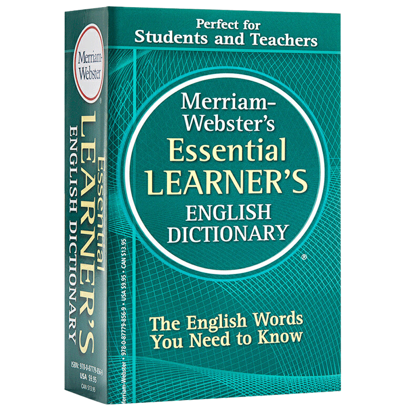 韦氏基础英语词典英文原版英英字典 Merriam-Webster's Essential Learner's English Dictionary英文版学习工具书进口原版书籍-图1