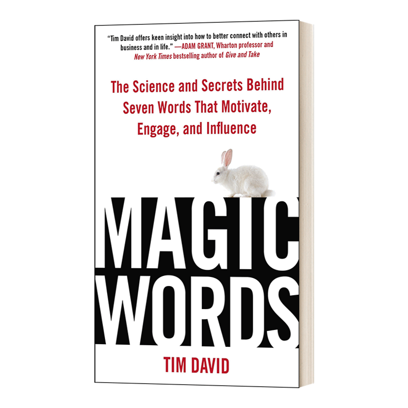 神奇的词语 英文原版 Magic Words 七个激励 参与和影响的词语背后的科学和秘密 精装 英文版 进口英语原版书籍
