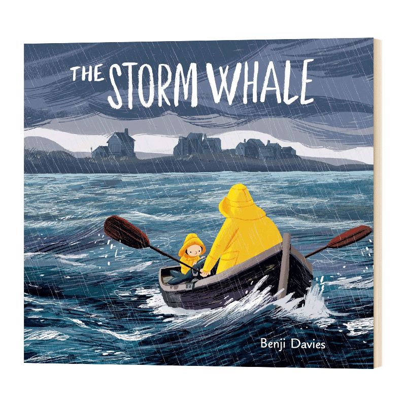 英文原版 Storm Whale 浴缸里的鲸鱼 精装绘本 英文版