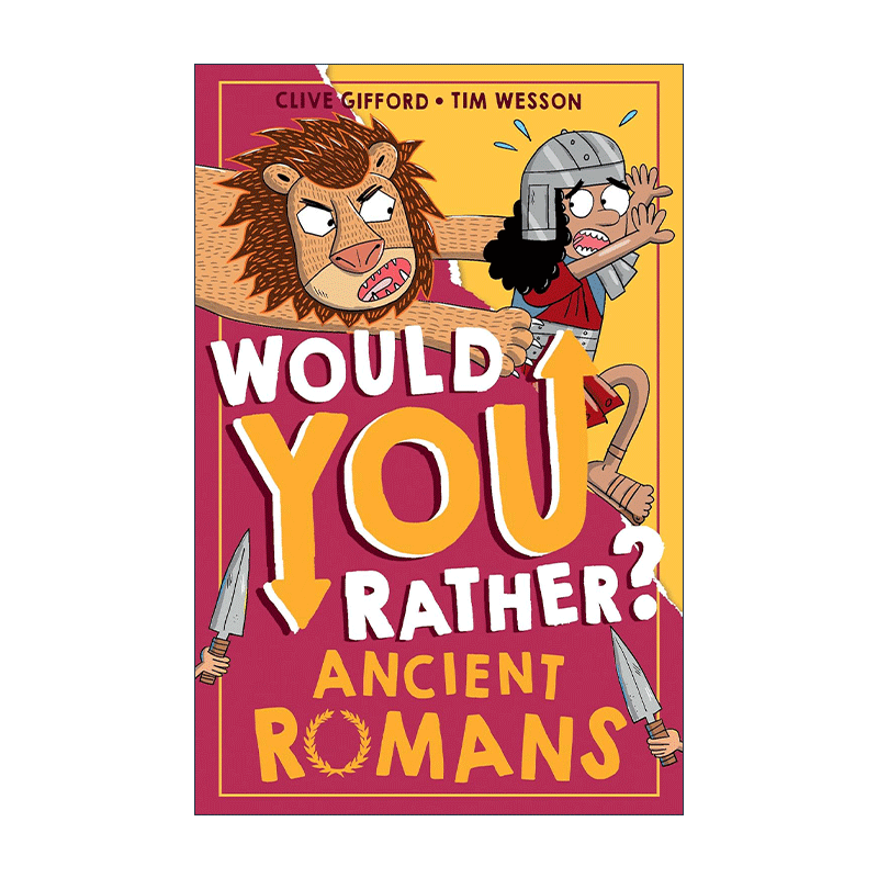 英文原版 Would You Rather Ancient Romans你怎么选 古罗马时代知识科普 7-10岁儿童插画趣味历史科普书 英文版 进口英语原版书籍 - 图0