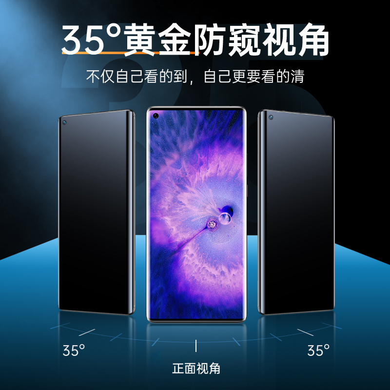 oppofindx5手机膜防窥findx3Pro防窥膜x5Pro钢化水凝x3全屏fandx覆盖oppo防偷窥oppofx全包保护oppox全胶贴膜 - 图0