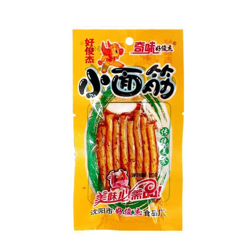 好俊杰小面筋 辣条辣卷耐嚼小零食童年小卖部小食品儿时老牌子 - 图3