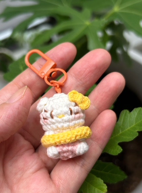 DIY成品k itty小猫软糖钩织小挂饰手工制作精致包挂钥匙扣挂件