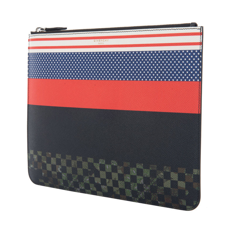 givenchy /纪梵希条纹荔枝纹手拿包 黛慕名品海外男士包袋