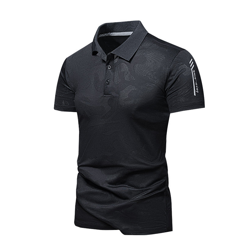 2025夏季新款冰丝翻领POLO衫男士短袖商务休闲迷彩体恤高弹力T恤,淘宝优惠券,粉丝福利购,淘宝优惠卷