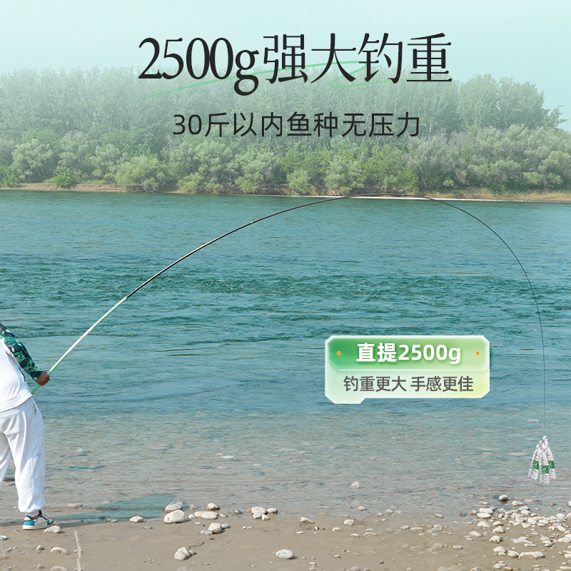 渔之源小蜻蜓鱼竿鲫鱼竿手竿轻量小综合台钓竿钓鱼竿野钓手杆轻硬 - 图3