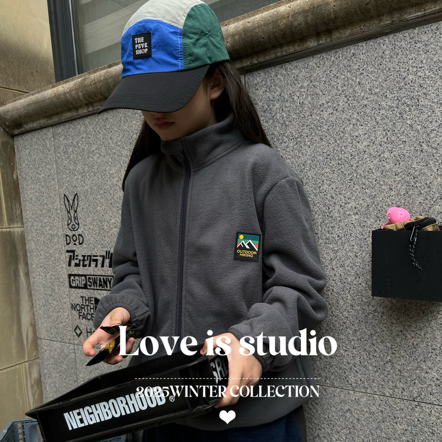 儿童户外立领摇粒绒卫衣2025秋冬装男童抓绒运动内胆休闲保暖外套 - 图0