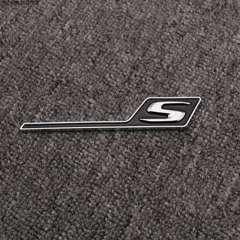 适用于奔驰新A级E级C级GLA GLC车标改装C63SA45SCLA45S尾标字标贴 - 图3