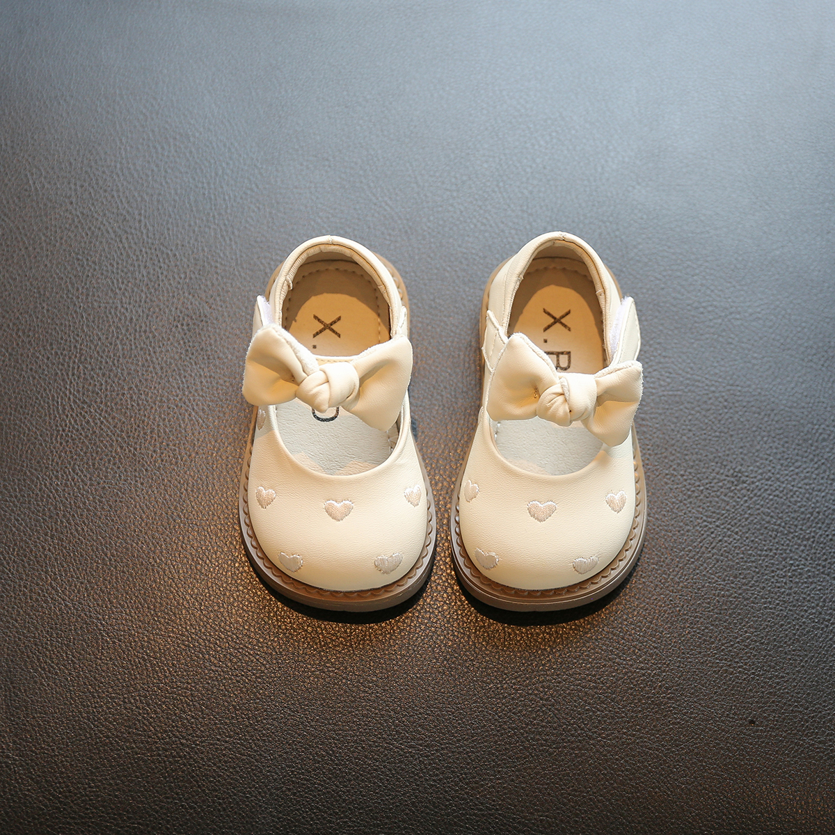 女宝宝鞋子软底婴儿学步鞋小童公主鞋秋冬1一2-3岁真皮女童小皮鞋 - 图3