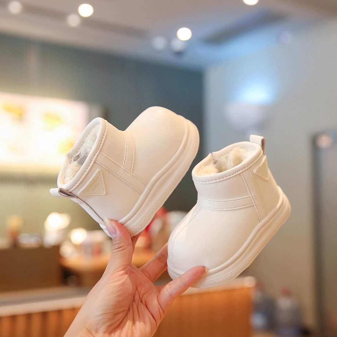 小步点婴儿雪地靴男宝冬鞋加绒加厚儿童棉鞋软底学步鞋女宝宝鞋子,淘宝优惠券,粉丝福利购,淘宝优惠卷