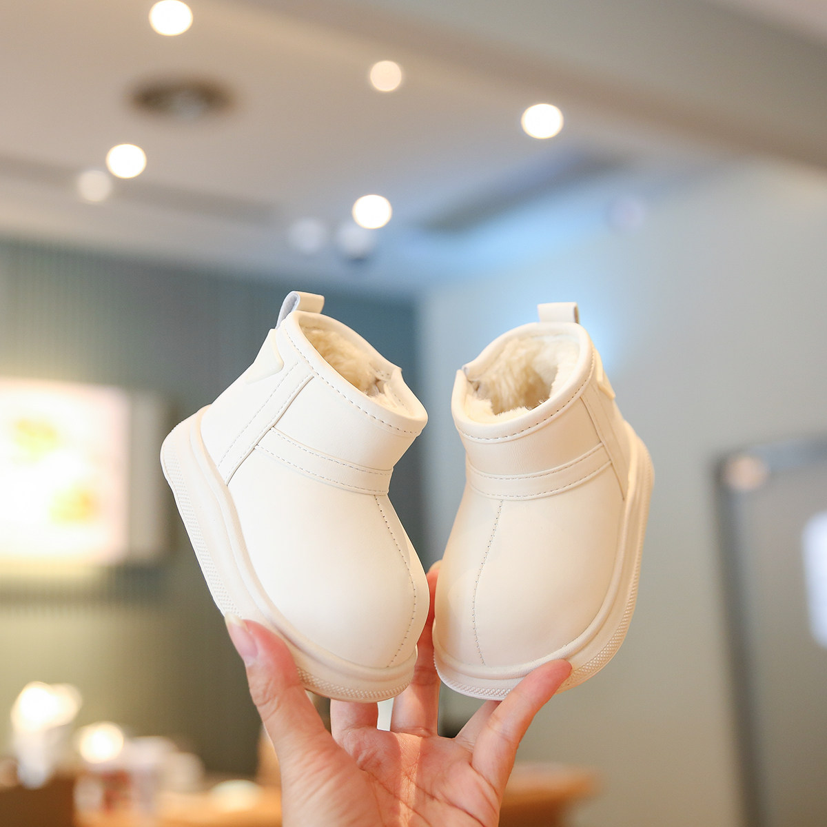 小步点婴儿雪地靴男宝冬鞋加绒加厚儿童棉鞋软底学步鞋女宝宝鞋子,淘宝优惠券,粉丝福利购,淘宝优惠卷