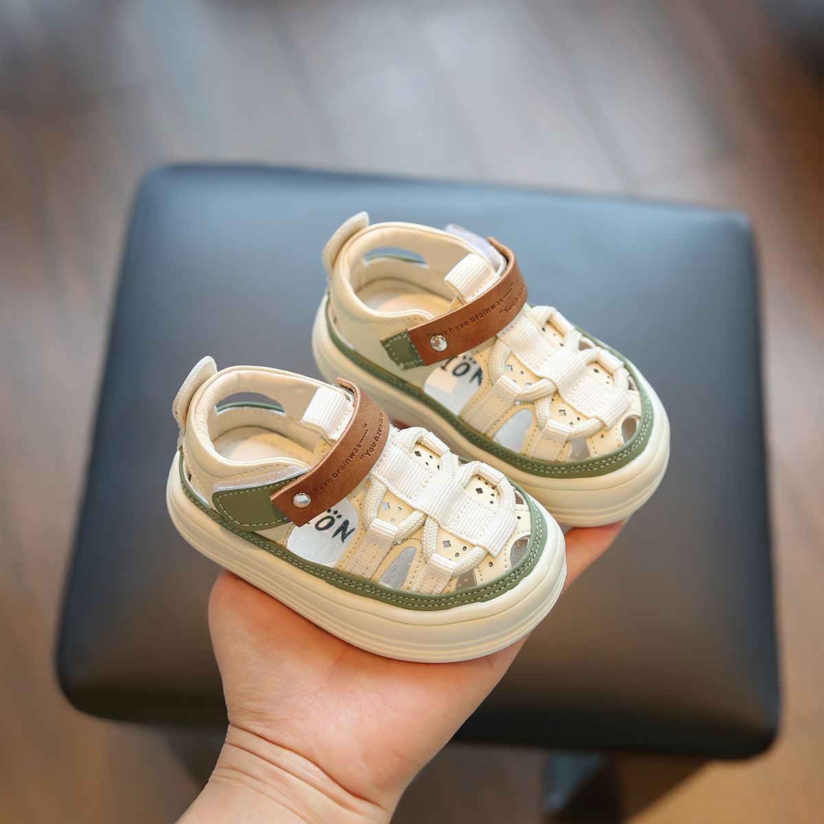 儿童凉鞋男宝宝机能鞋夏季软底婴儿学步鞋男童鞋子女小童鞋1一3岁