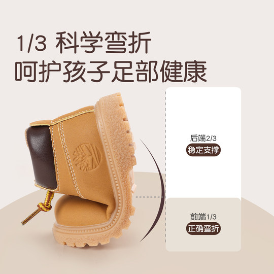 Xiaobudian baby boots Martin boots