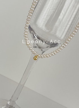 choker绝美风镀金百搭淡水珍珠