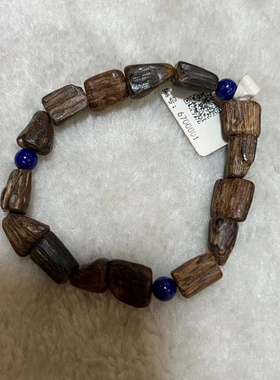 八百年沉香大树元老级别马尼瑙沉香手链手串