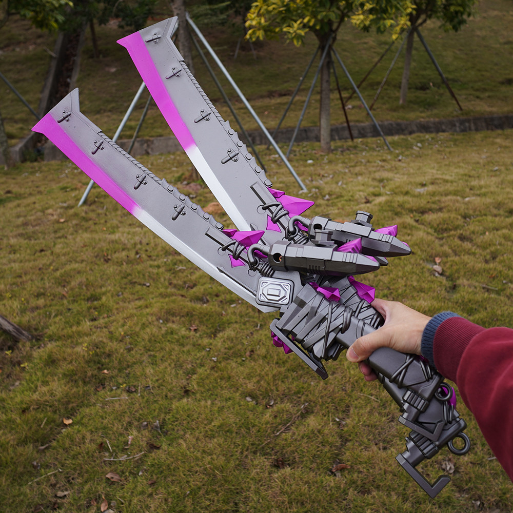 和平精英模型和平精英火焰刀玩具模型男孩儿童塑料刀架新年圣诞礼物吃鸡未开刃