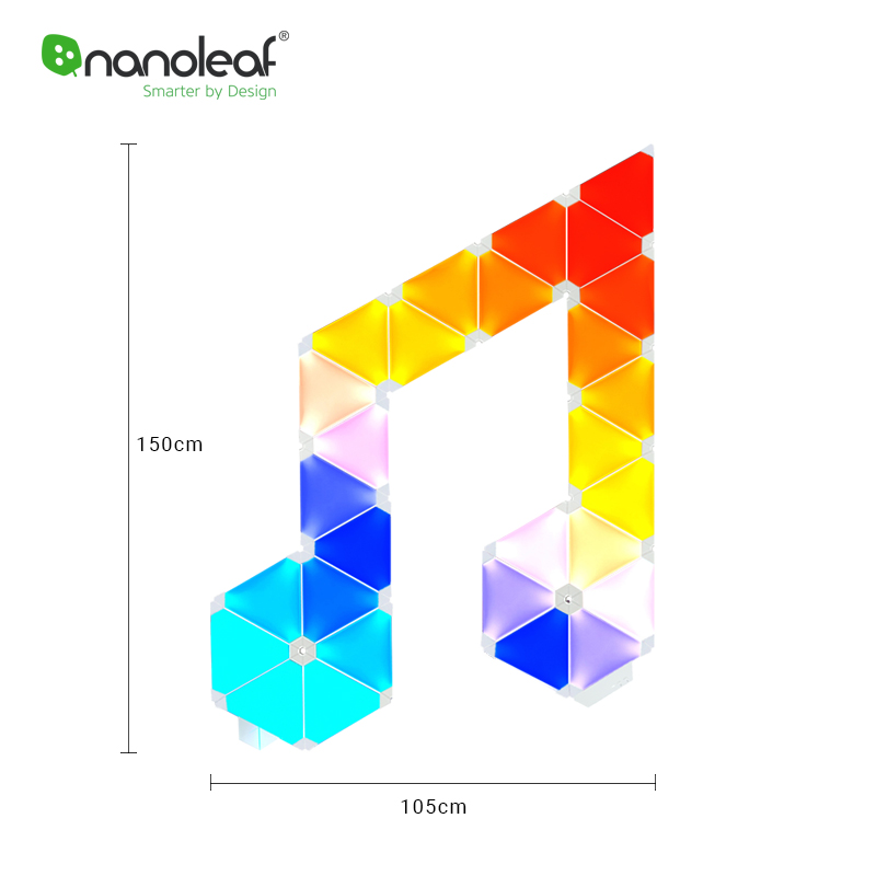 Nanoleaf智能奇光板28灯音符图案家居homekit天猫精灵智能生活