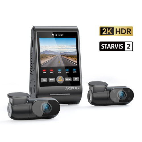 VIOFO 威孚行车记录仪 A229 PLUS 三录HDR 星光夜视二代超清夜视 - 图1