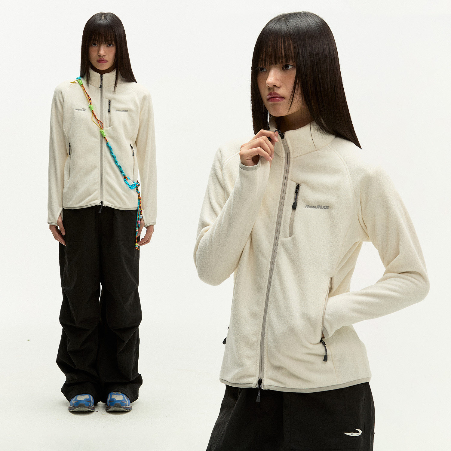 江南先生NewJNXS295g轻量保暖摇粒绒中层衣秋冬男女防风内胆外套,淘宝优惠券,粉丝福利购,淘宝优惠卷