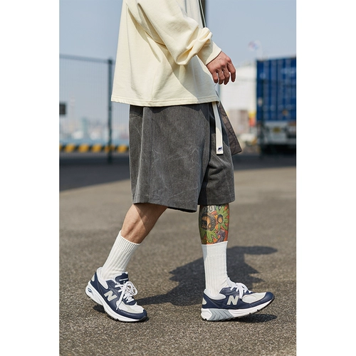 Jnxs/Mr. Jiangnan Cityboy Японский бренд Tide Loak Works Banns Мужские летние брюки имитационные джинсовые шорты