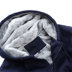 Áo len Senxun nam cộng với áo khoác nhung nam mùa đông dày áo len trùm đầu giản dị áo khoác nam dài tay - Áo len áo hoodie dày Áo len