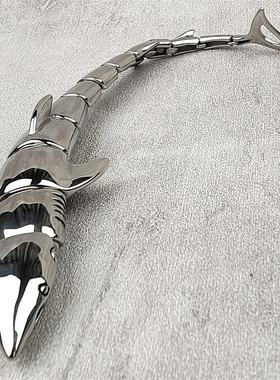 简约男女钛钢鲨鱼手链百搭潮流