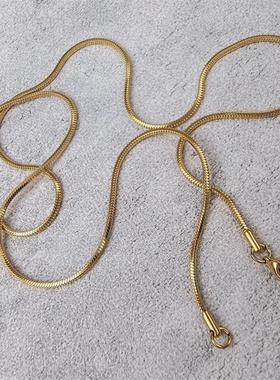 简约轻奢钛钢蛇骨链毛衣链女百搭