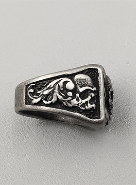 复古男女钛钢朋克骷髅戒指百搭