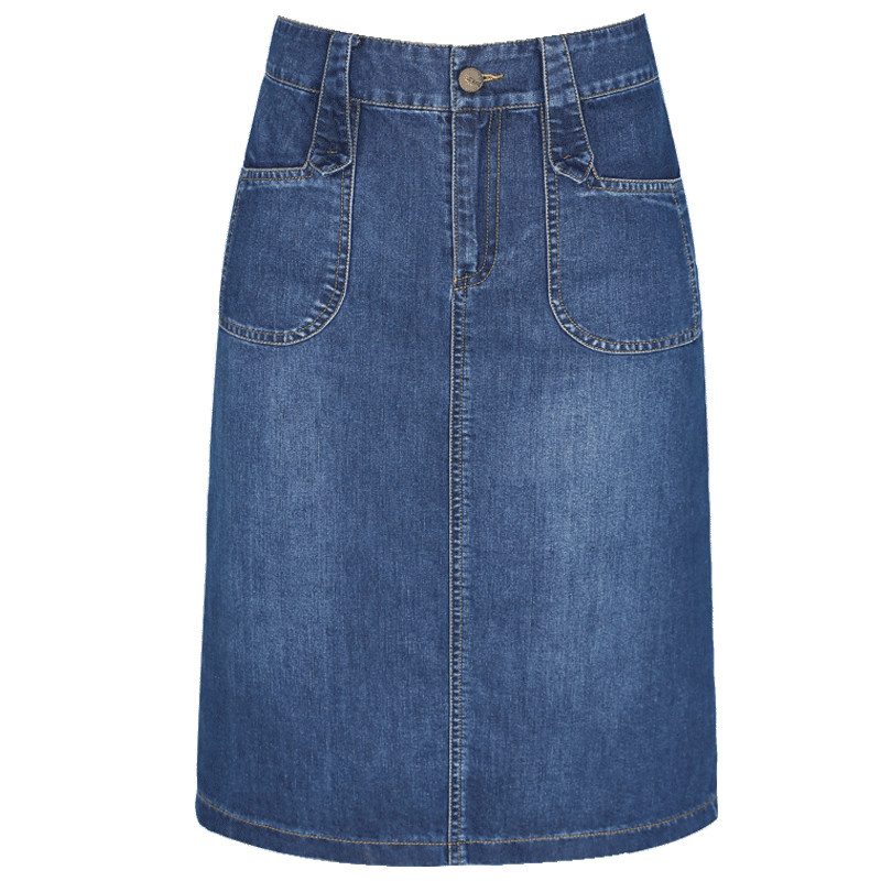 牛仔中长款2020新款高腰显瘦半身裙 珂妃娅半身裙